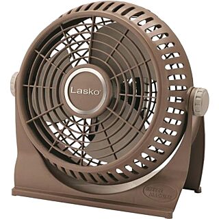 Lasko Breeze Machine  Desk Fan, 2-Speed, Brown
