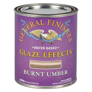 General Finishes®, Water-Based Glaze Effects, Burnt Umber, Quart