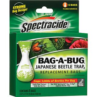 Spectracide Japanese Beetle Trap Bag, 6 bags