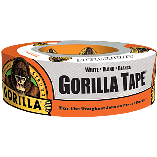 Gorilla Tape, White, 1.88 in. x 30 yds.