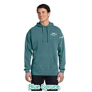 Ring's End Comfort Colors Light-Weight Pigment Dyed Hoodie, Small