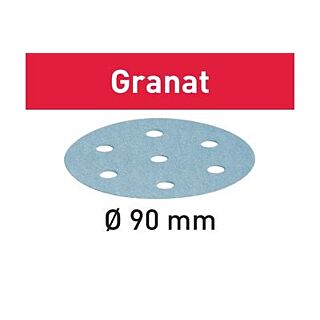 Festool Granat Abrasives STF D90/6, 3 1/2 in. (90 mm.), P60 Grit, 50 Pack