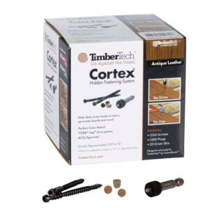 TimberTech® Cortex® for Composite Screws with Plugs, Antique Leather™, 100 LF