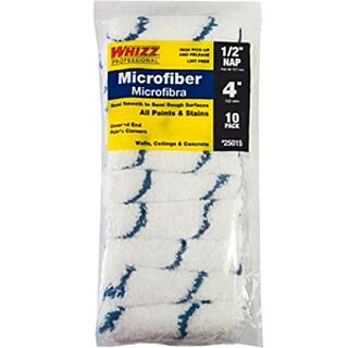 Whizz® 4 in. Microfiber Mini Blue Stripe  Roller Cover, 10 Pack