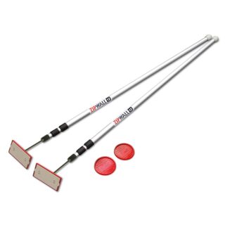 ZipWall® 12 Spring-Loaded Dust Barrier Poles, 2 Pack