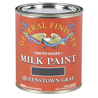 General Finishes®, Water-Based Milk Paint, Queenstown Gray, Quart