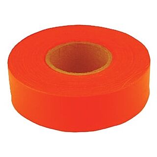 CH Hanson Flagging Tape, PVC, Fluorescent Orange