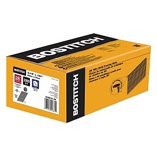 Bostitch Collated 3-1/4 in. x .131, 28 Degree, Ring Shank Framing Nail,  2,000 Count