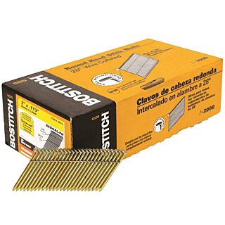 Bostitch S6DGAL-FH Framing Nail, 2 in L, Thickcoat