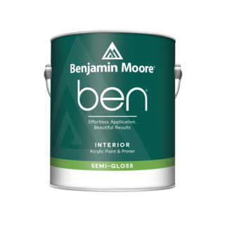 Benjamin Moore Ben Interior Paint, Semi-Gloss