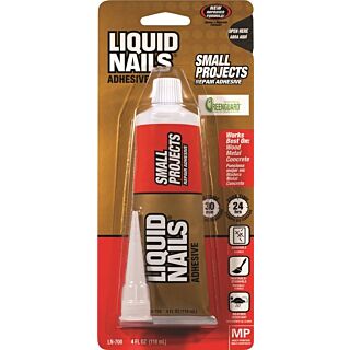 Liquid Nails LN-700 Construction Adhesive, 4 oz Squeeze Tube