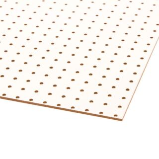 ³⁄₁₆ in. White Pegboard , 4 ft.  x 8 ft.