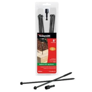 FastenMaster TimberLOK® 8 in. Structual Wood Screw, 12 Count
