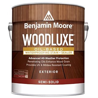 Benjamin Moore Woodluxe™ Oil-Based Exterior Waterproofing Stain & Sealer Semi-Solid