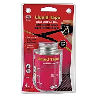 GB LTB-400 Liquid Electrical Tape, 4 oz Bottle