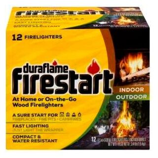 Duraflame FireStart Indoor/Outdoor, 12 pack