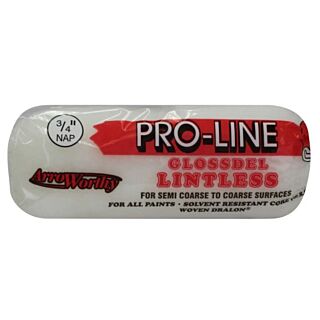 ArroWorthy® 7 in. x 3/4 in. Nap, Pro-Line Glossdel White Lintless Roller Cover