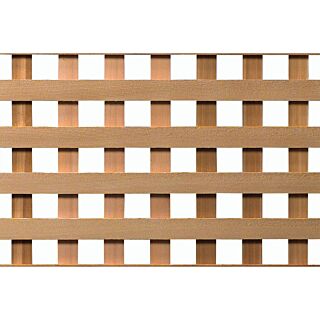 Woodway Cedar Square Lattice Panel, Clear Grade, Standard, 4 ft. x 8 ft.