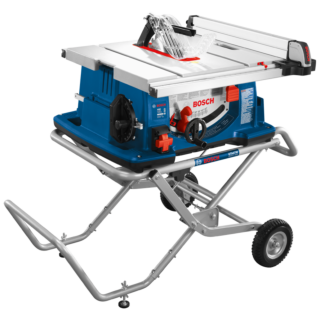 Bosch 10 In. Worksite Table Saw with Gravity-Rise Wheeled Stand