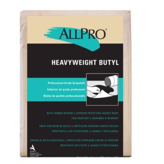 Butyl-Coated Backed Drop Cloth, 4 ft. x 12 ft.
