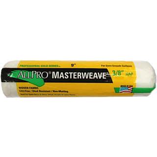 ALLPRO® 9 in. x 3/8 in. Masterweave Woven Fabric Roller Cover