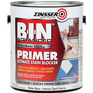 Zinsser® B-I-N® Advanced Synthetic Shellac Primer Flat White, Gallon