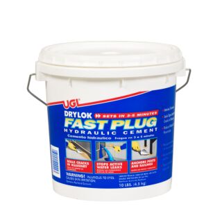 UGL DRYLOK Fast Plug Hydraulic Cement, 10 lb.