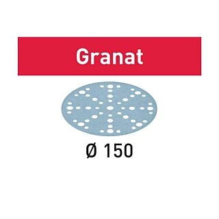 Festool Granat Abrasives STF D150/48, 6 in. (150 mm.), P80 Grit, 10 Pack