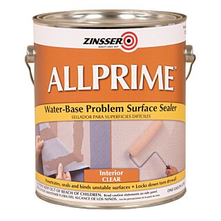 Zinsser Allprime Problem Surface Sealer, Clear, Gallon