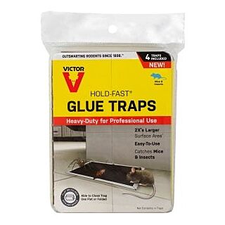 Victor Hold-Fast Glue Mouse Trap, 4 Pack