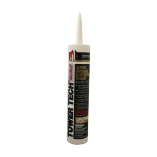 Tower Sealants Tower Tech²™ Acrylic Urethane Elastomeric Sealant, White, 10.1 fl. oz.