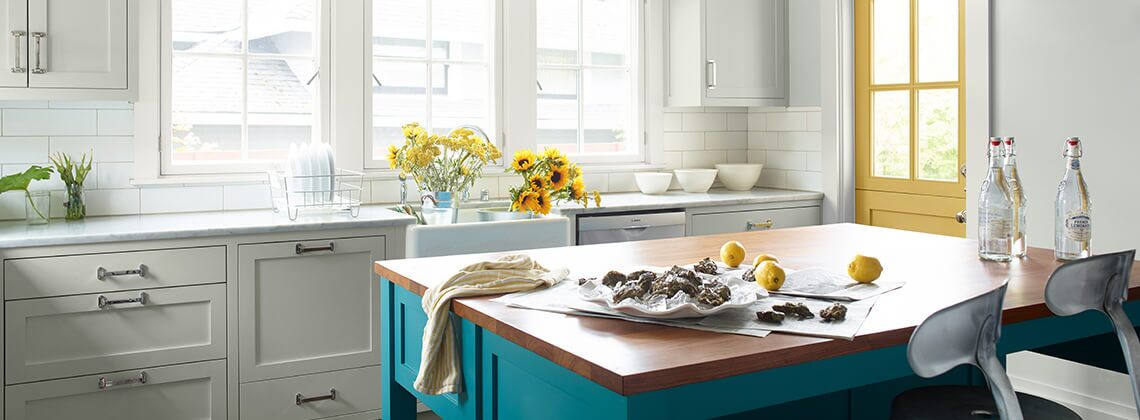 2 Piece Cutting Board Kitchen Set Dishwasher Safe Extra Durable Caribbean  Blue